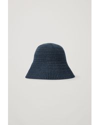 stussy lola plaid knit bucket hat