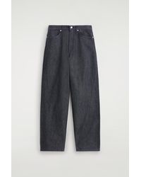 COS - Barrel-Leg Denim Pants - Lyst