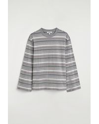 COS - Brushed-Cotton Long-Sleeved T-Shirt - Lyst