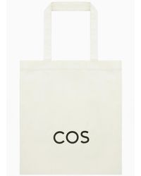 COS - Tote Bag Aus Canvas - Lyst