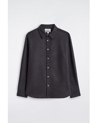 COS - Relaxed Wool-Flannel Shirt - Lyst