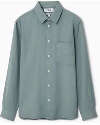 COS - Tailored Twill Shirt - Regular - Lyst