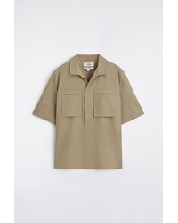 COS - Textured-Cotton Utility Shirt - Lyst
