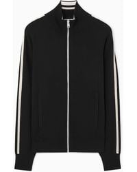 COS - Contrast-stripe Knitted Track Jacket - Lyst