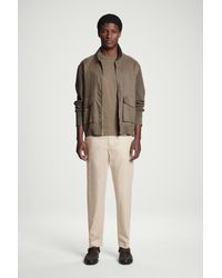 COS - Hose Aus Twill Mit Schmal Zulaufendem Bein - Lyst