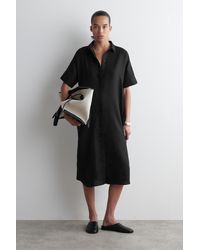 COS - Hemdkleid Aus Leinen - Lyst
