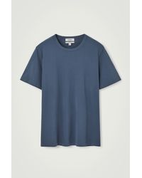 COS - Regular Lightweight Brushed-cotton T-shirt - Lyst