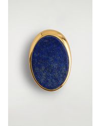 COS - Lapis Lazuli Brooch - Lyst