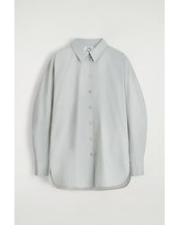COS - Rounded Pima Cotton Shirt - Lyst