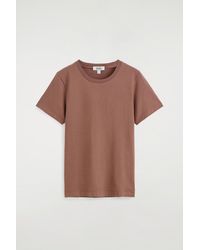 COS - Cotton Crew-Neck T-Shirt - Lyst