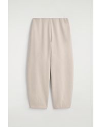 COS - Barrel-Leg Trousers - Lyst