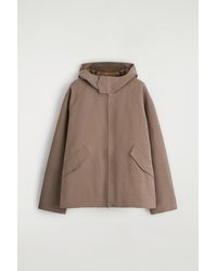 COS - Technical Cotton Hooded Jacket - Lyst