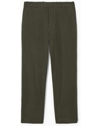 COS - Lockere Elegante Hose Aus Woll-mix - Lyst