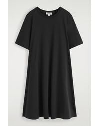 COS - A-line Mini T-shirt Dress - Lyst