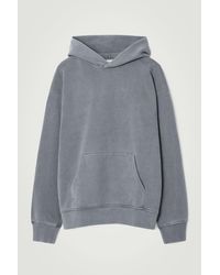 COS - Washed Cotton-jersey Hoodie - Lyst