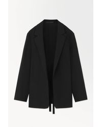 COS - The Relaxed Silk-blend Blazer - Lyst