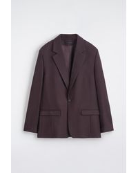 COS - Wool-Twill Single-Breasted Blazer - Lyst