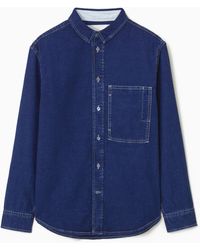 COS - Utility Cotton Overshirt - Lyst