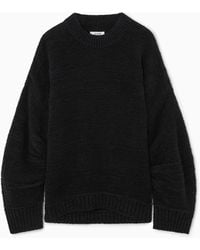 COS - Gathered-sleeve Jumper - Lyst