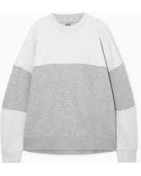 COS - Color-block Sweatshirt - Lyst