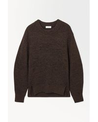 COS - The Panelled Wool Jumper - Lyst