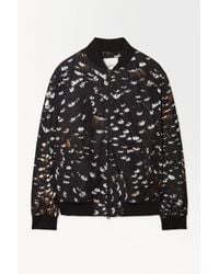 COS - The Feather-print Bomber Jacket - Lyst