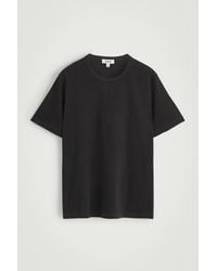 COS - Brushed-Cotton T-Shirt - Lyst