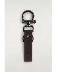 COS - Suede Keyring - Lyst