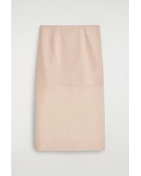 COS - Sheer Column Skirt - Lyst