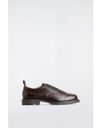 COS - Chunky Leather Derby Shoes - Lyst