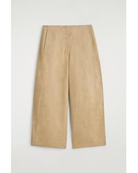 COS - Corduroy Barrel-Leg Trousers - Lyst