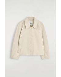 COS - Rounded Cotton Jacket - Lyst