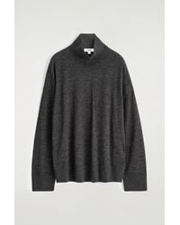COS - Merino Wool Turtleneck Sweater - Lyst