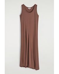 cos asymmetric paneled denim midi dress Floral Print Halter Asymmetrical Boho Midi Dress main image 0