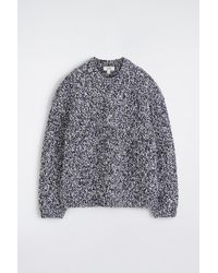COS - Pull En Maille Épaisse De Laine Mélangée Chinée - Lyst
