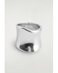 COS - Elongated Sculpted Ring - Lyst