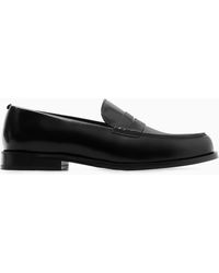 COS - Leather Penny Loafers - Lyst