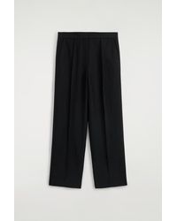 COS - Tailored Linen-Blend Straight-Leg Trousers - Lyst