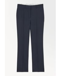 COS - The Wool Twill Cigarette Pants - Lyst