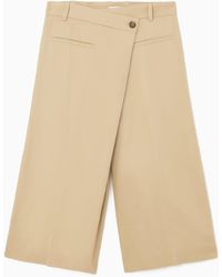 COS - Wrap-front Culottes - Lyst