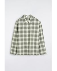 COS - Checked Cotton Shirt - Lyst