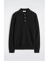 COS - Seamless Cashmere Polo Shirt - Lyst