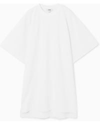 COS - Longline Crew-neck T-shirt - Lyst