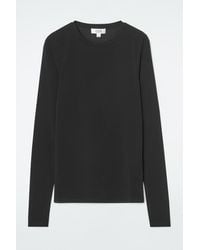 COS - Crew-neck Merino Wool Top - Lyst