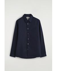 COS - Slim Tailored Poplin Shirt - Lyst