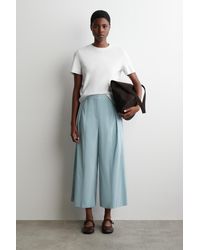 COS - Fließende Culottes Mit Falten - Lyst