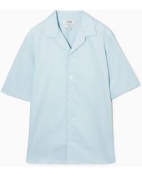 COS - Camp-collar Short-sleeved Shirt - Lyst