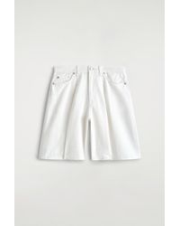 COS - Wide-Leg Denim Shorts - Lyst