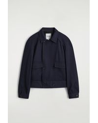 COS - Wool-Blend Double-Breasted Jacket - Lyst