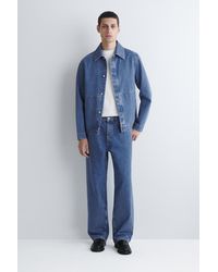 COS Relaxed Denim Jacket in Blue for Men | Lyst